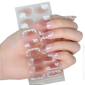Semi Cured Gel Nail Stickers UV LED, SalonQuality Finish, LongLasting Gel Nail Strips at Home