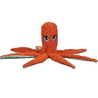 Pet Chew Toy Cute Octopus Shape Dog Plush Toy Durable Fun Bite-resistant Puppy Squeaky Toy Pet