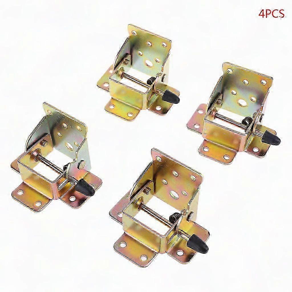 4-Piece Locking Folding Hinge, Self-Locking Table Support Bracket