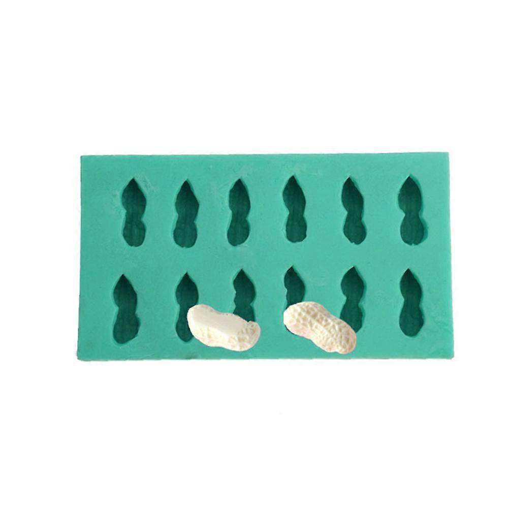 Peanut Biscuits Silicone Cake Mold for Baking Tool 3Pcs Green