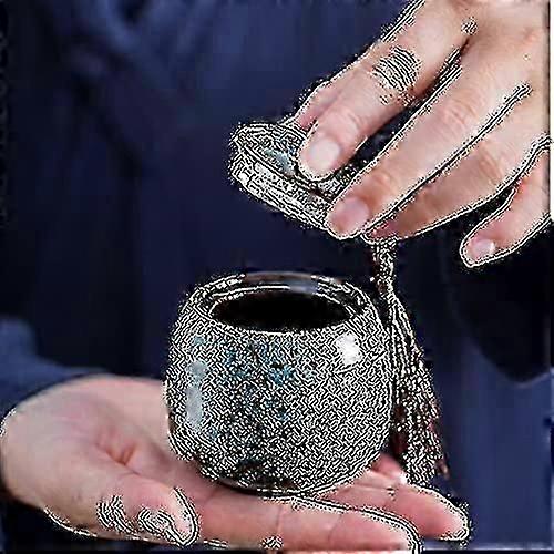 Small Hand Ceramic Keepsake Urns compatible Human Ashes, Mini Cremation Urns compatible Funeral