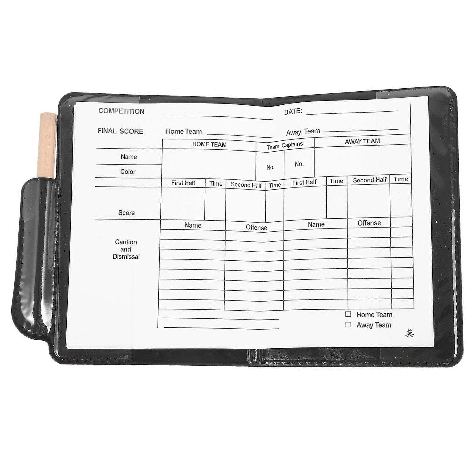 Professional Referee Wallet Soccer Cards Kit for 4Sets Portable Use