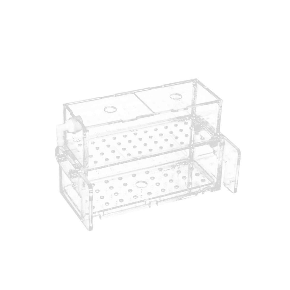Fish Tank Filter Basin for Hanging Wall Practical Filter Cleaner Box
