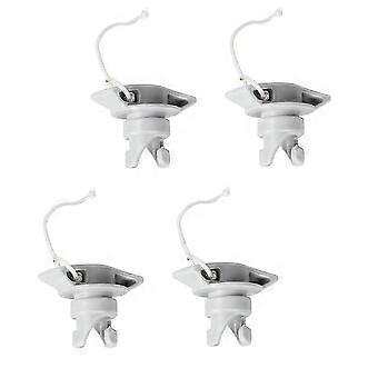 4pc Inflatable Raft Valve Lids Cap for Dinghy Valves Boat Accessories