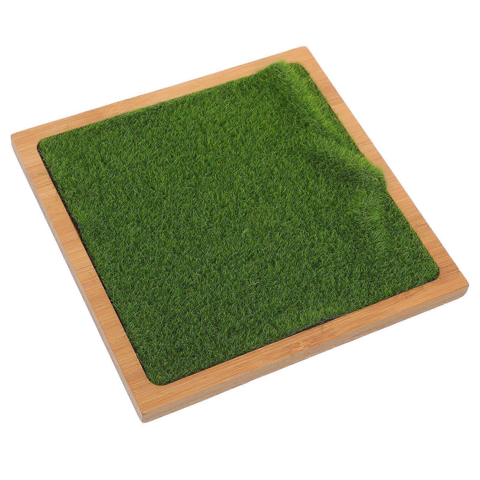 Artificial Grass Figures Riser Display Stand Display Riser Perfume Organizer Model Display Stand