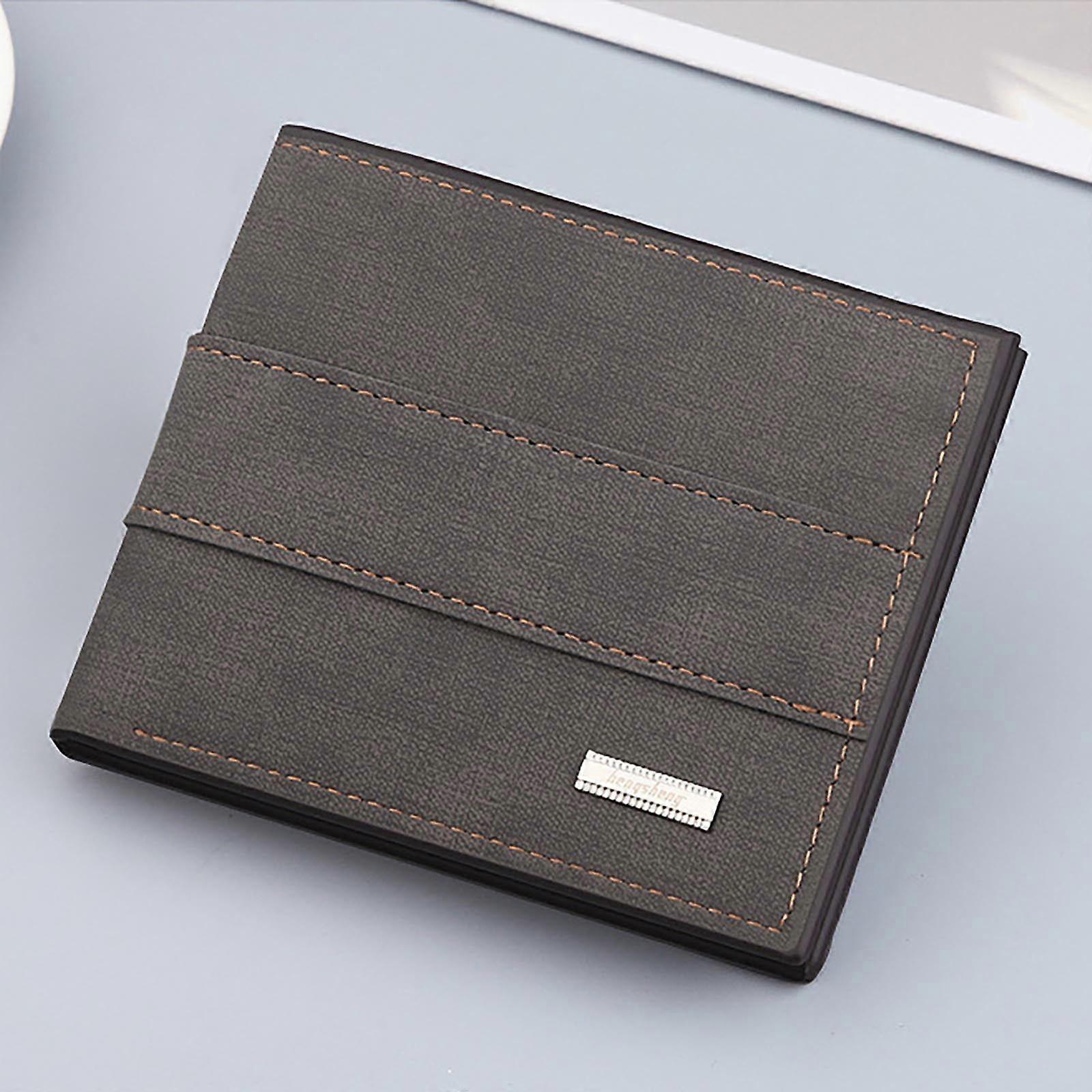 Bifold Wallet, Men's Gray