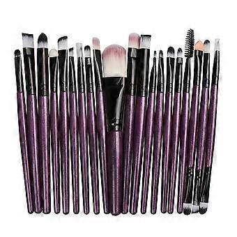 Meikkisiveltimet 20kpl Proffesional kosmetiikka kasvoille Meikki Brush Set Jauhe Peitevoide Luomiväri Kulmakarvat Huuliharja Kauneustyökalut Meikkisiveltimet zihei