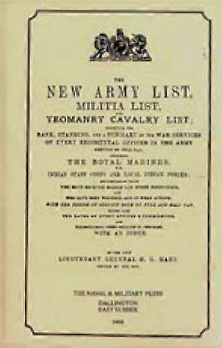 Harts army list 1895