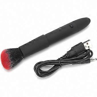 USB Rechargeable Makeup Brush Massager Vibrator 10 Speed Vibration Massage Stick
