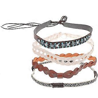 SNDO-4 Pcs Cowboy Hat Band Diy Hat Band Straw Hat Band Women Hat Band Decorative Hat Bands