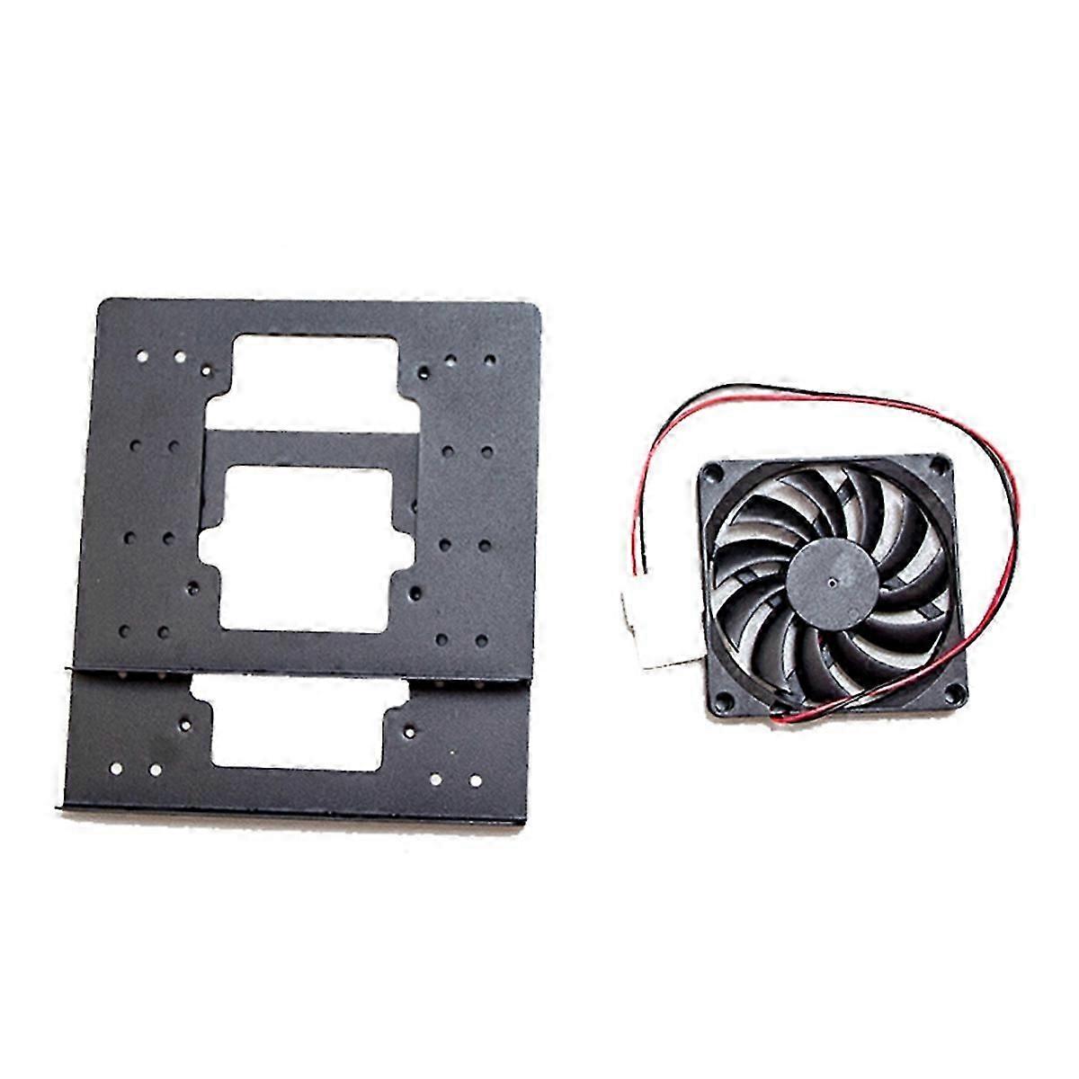4x3.5 HDD Bracket for PC Case Mechanical Hard Disk Holder with Fan Cooling Stackable Expansion Fits