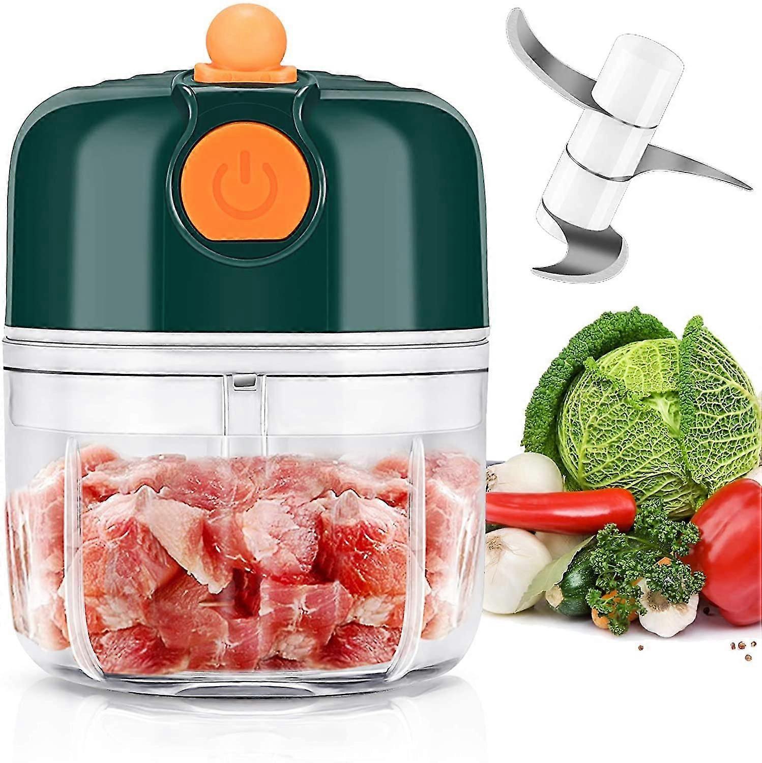 Electric Mini Chopper,rechargeable Grinder Machine Grinding250ml