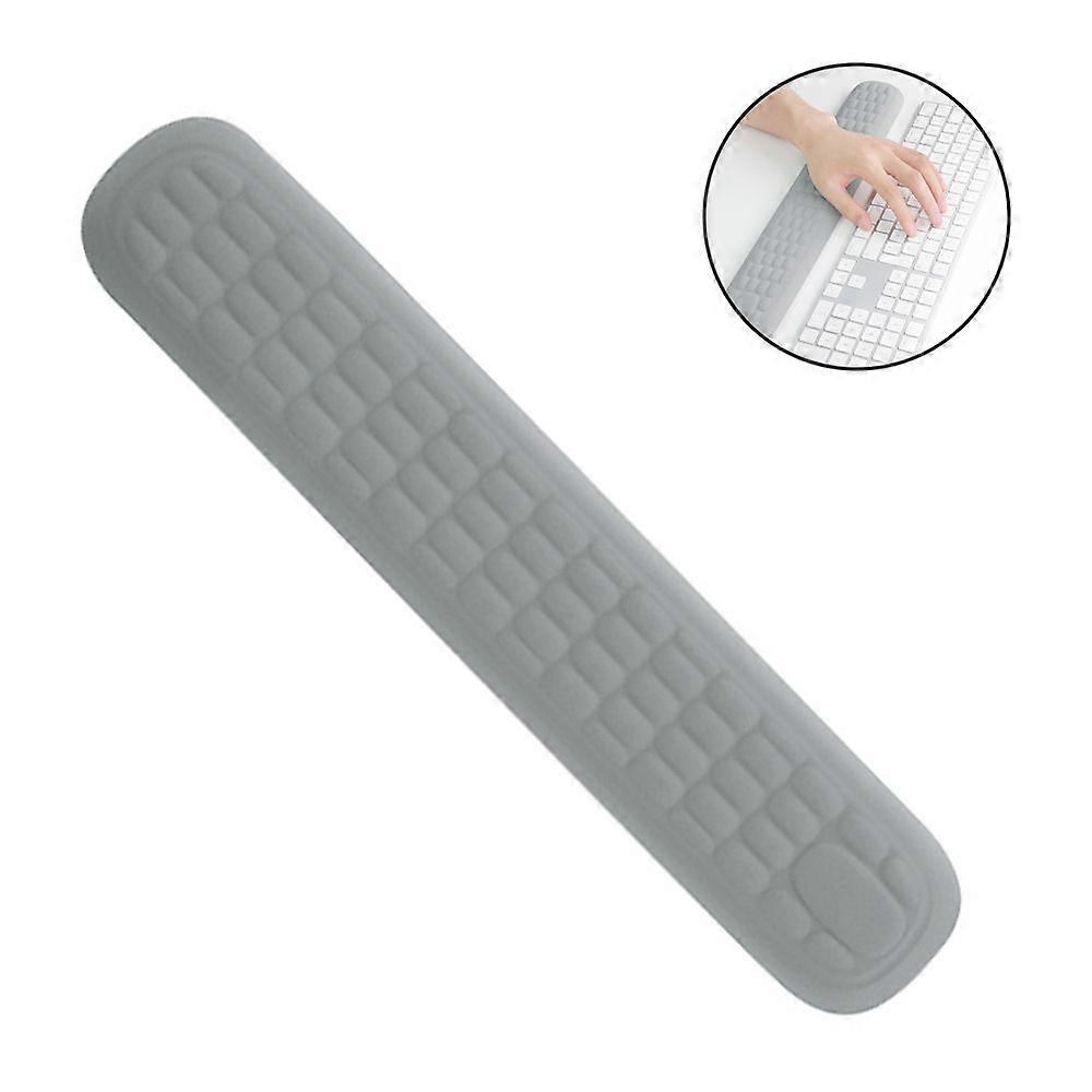 1 Set (Single Hand + Large) Wrist Support Mouse Pad - Grey