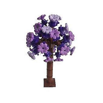 Stadtbaum mit Straßenblick, Bausteine, Spielzeug für Kinder, DIY, pädagogische Geschenke