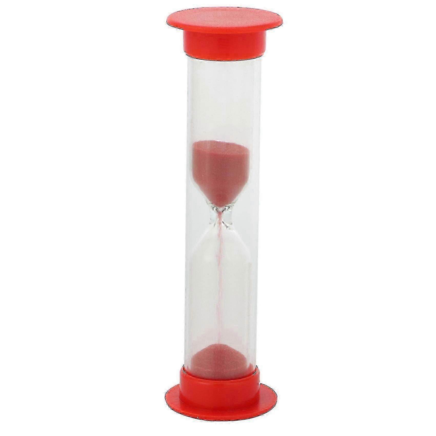 1 Minute Cute Plastic Sand Timer Red