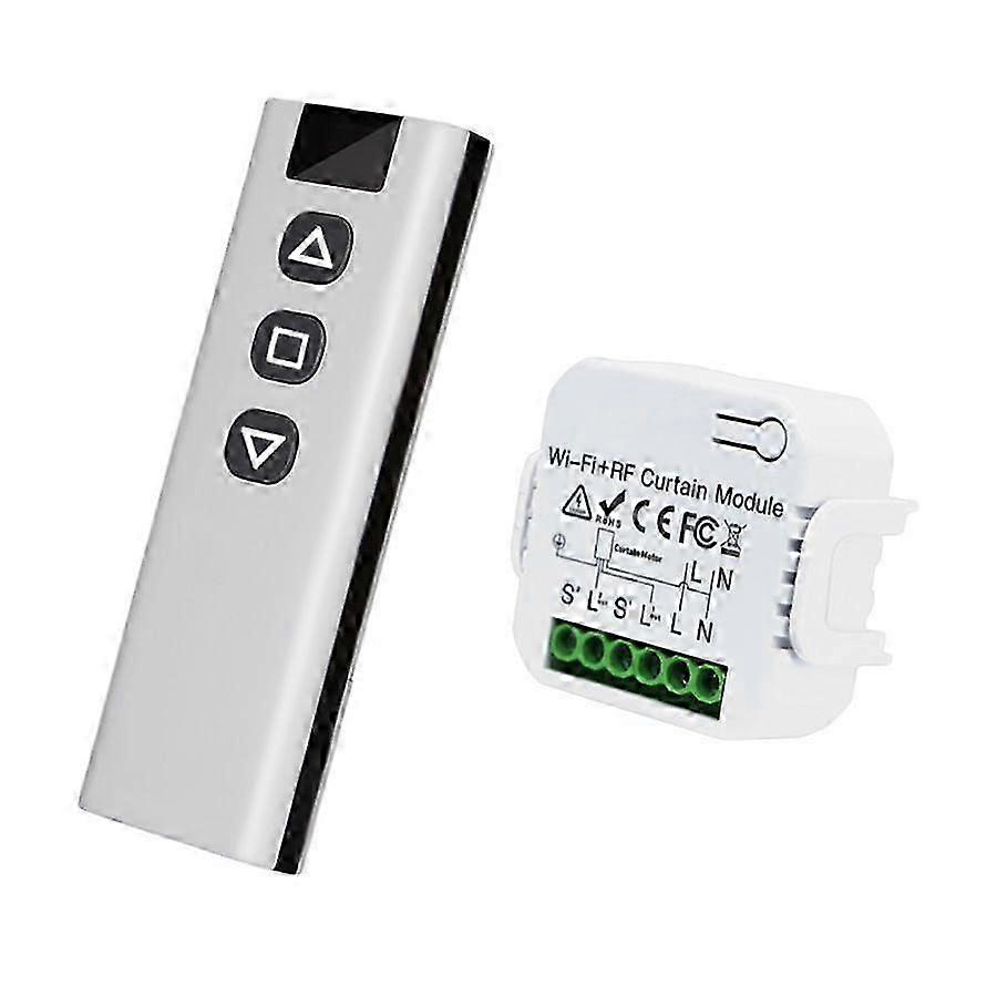 Wireless roller shutter control kit: control roller shutter motor by rf remote control + receiver mo [MI]