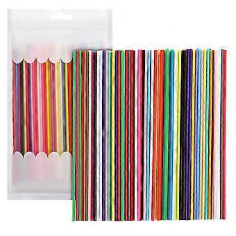 110pcs Pcl Filament 3d Printing Pen Filament Refills 3d Doodler Pen Material Low Temperature Pcl Filament 3d Pen Supplies 22 Colors 2.5mm