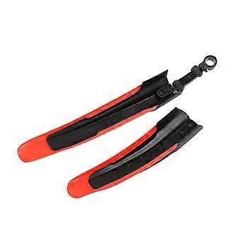 Black Red Mountain Bike Mud Guards Front and Rear Mudguard Set