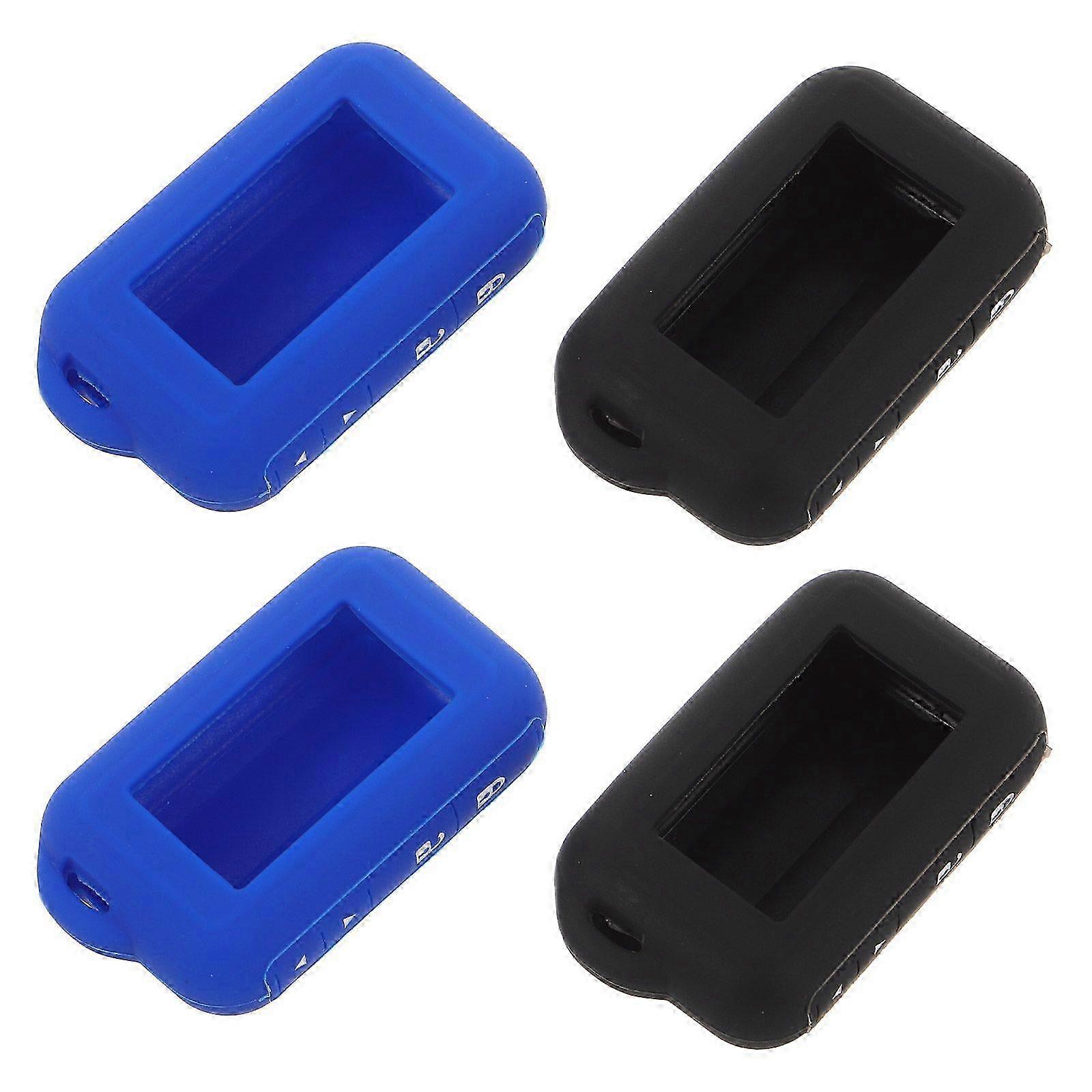 4pcs Car Key Fob Case - Protective Replacement Remote Key Shell Cover - Car Remote Shell Case Compatible with Starline E90 E91 E60 E61