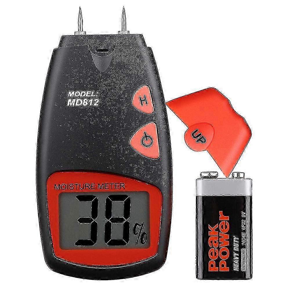 Digital Wood Moisture Meter Handheld Lcd Moisture Tester Detector