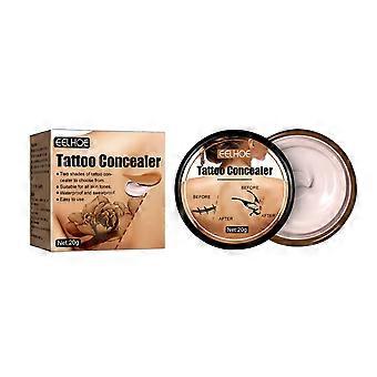 Tattoo Concealer deckt Tattoos, Narben, Muttermale, Flecken ab, wasserfest, unsichtbar, aufhellend, zweifarbiger Concealer, helle Box