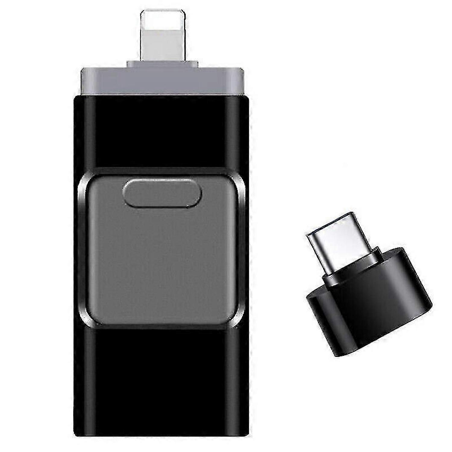 4 In1 USB I Flash Drive Disk Storage Memory Stick för Iphone Ipad Pc Ios Android