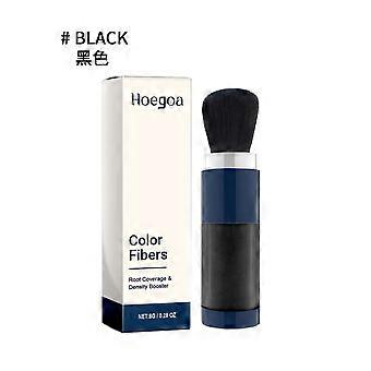 Polvere di fibre per capelli, per uso quotidiano, per capelli, attaccatura dei capelli, parte superiore della testa, riempimento, copertura, soffice ombra, rosa e nero.