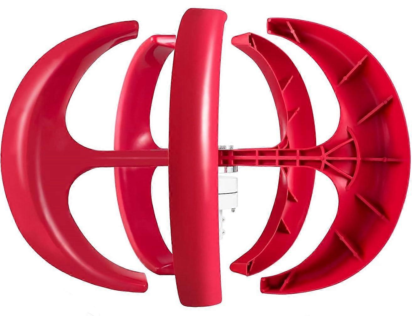 24V 600W Vertical Axis Wind Turbine Generator, 5Blade Lantern Kit with Controller for OffGrid