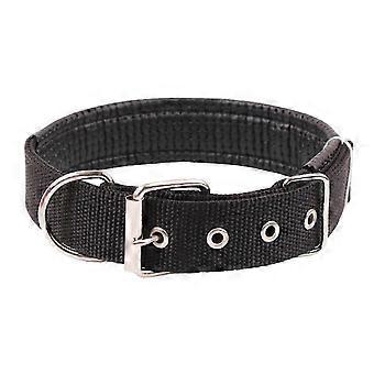 Pet Collar Adjustable Nylon Dog Neck Circle Long-lasting Pet Neck Strap with Traction Ring Pet Supplies N