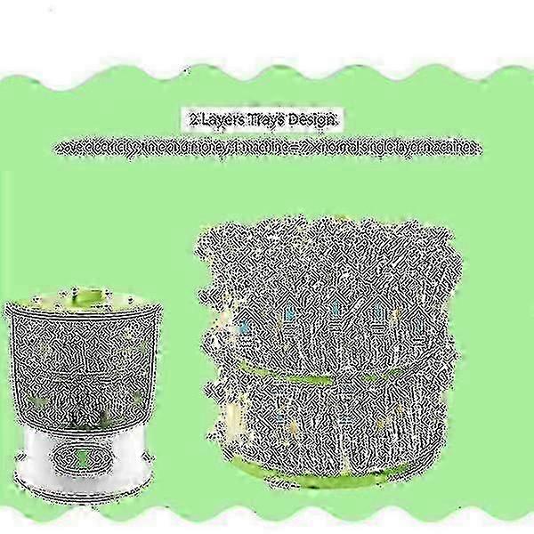 Automatic germination sprouter machine for organic bean sprouts