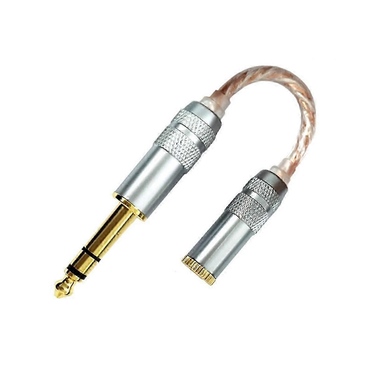 Audio adaptér 4,4mm samice 6,35mm samec