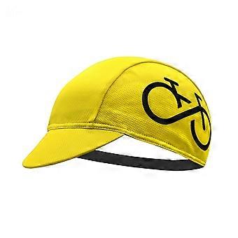 Cyclist Print Cycling Skull Cap, Quick Dry Breathable Helmet Liner Hat for Men Women, Sun Protection