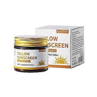 Beef Tallow and Zinc Sun Balm - Beef Tallow for Skin Instant Sun Protection, Beef Tallow Sunscreen for Face & Body Non Greasy Formula, Beef Tallow Moi