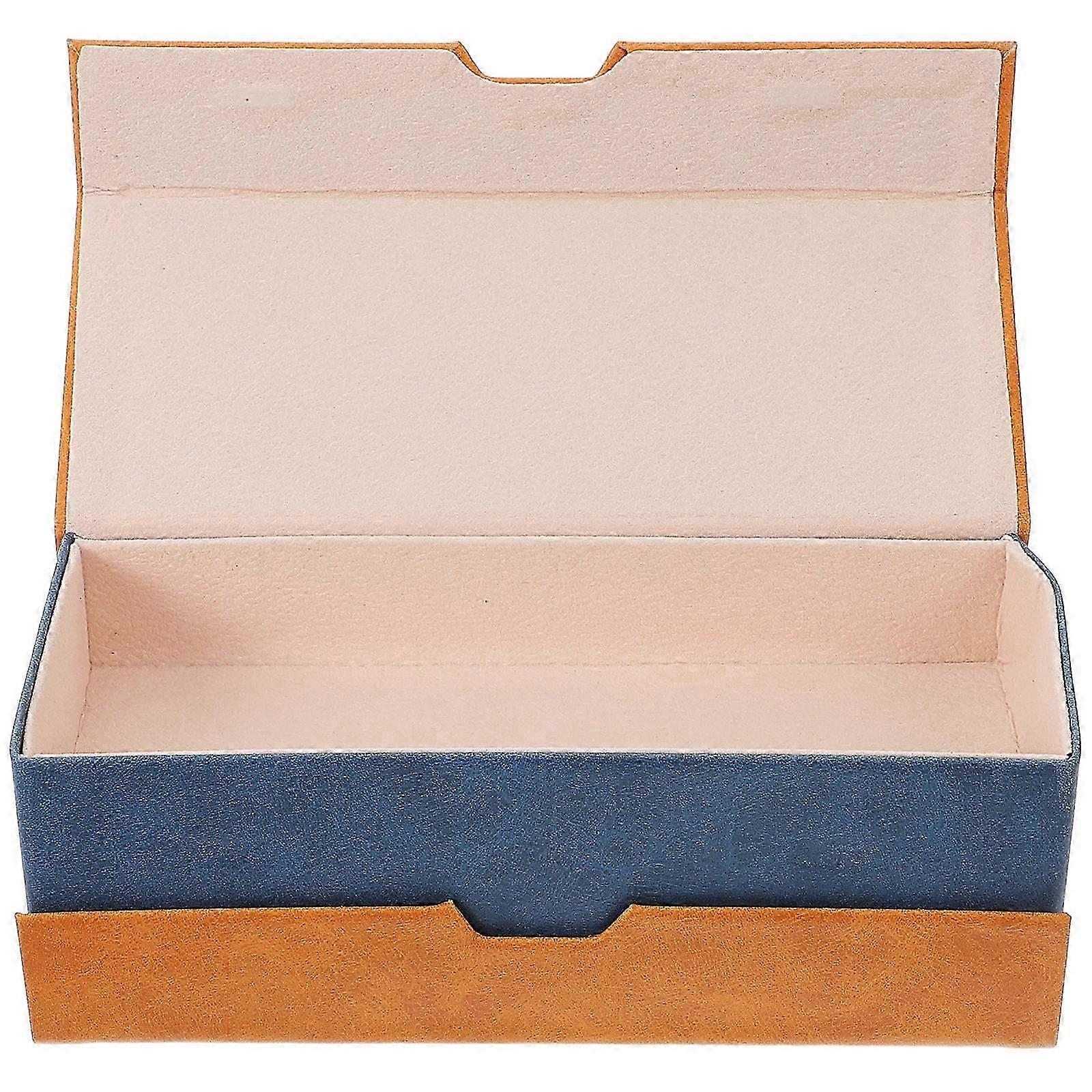 Glasses Case Double-Layer Sunglasses Case Portable Anti-Press 1Pcs