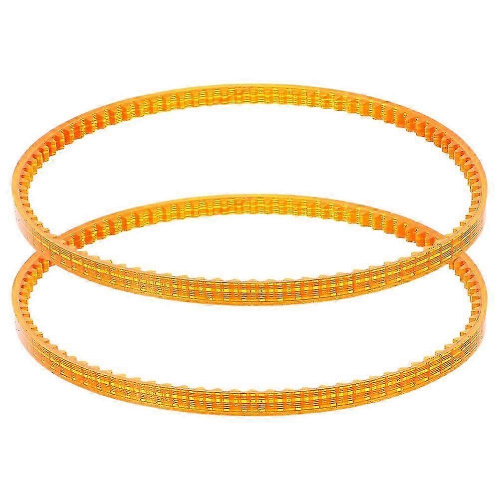 Orange Marshmallow Machine Belts for Cotton Candy Maker 2Pcs Reusable Set