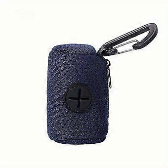 Carabiner-Attached Mesh Poop Bag Holder