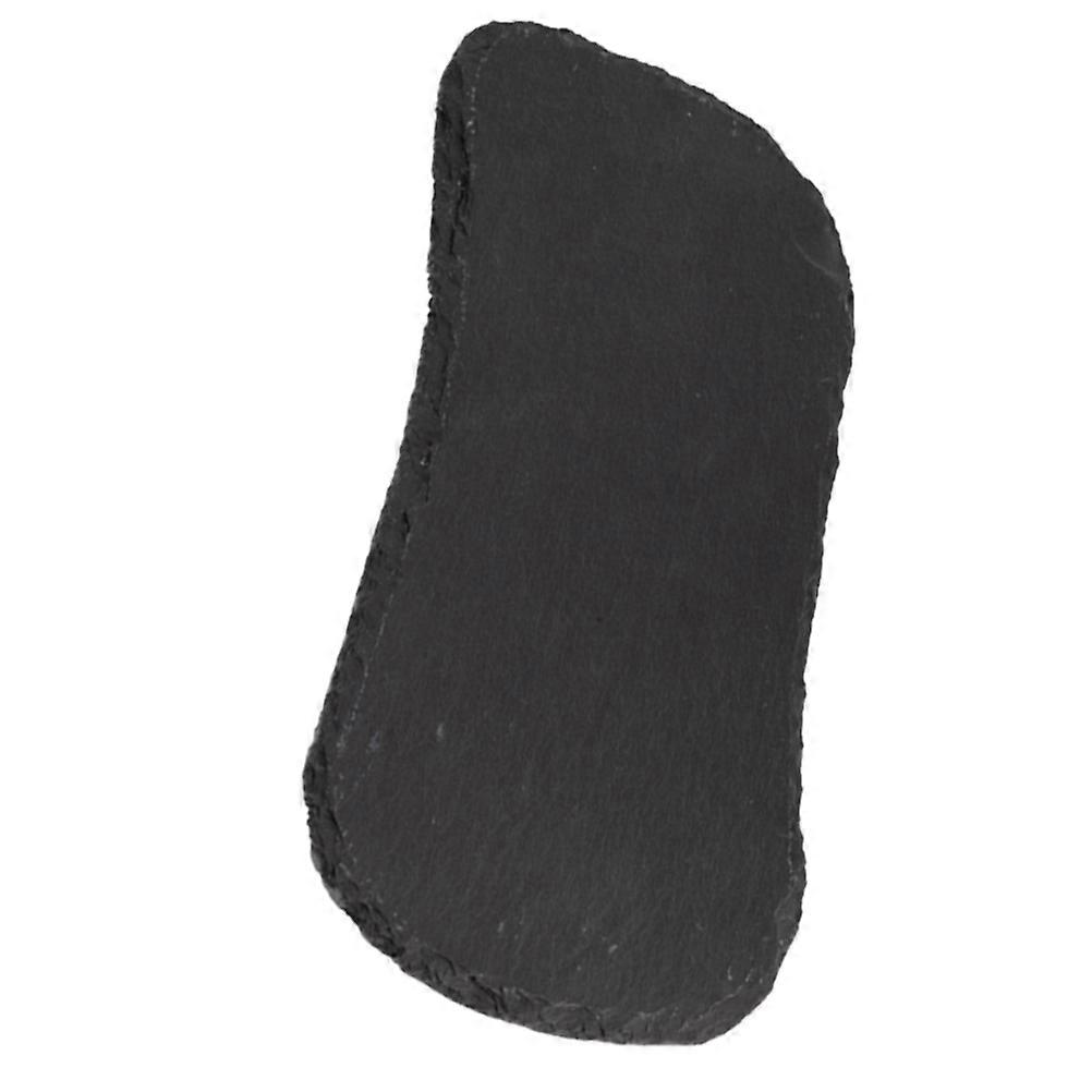 Storage Plate Kidney Shape for Steak Serving 1Pcs Black Practical Design