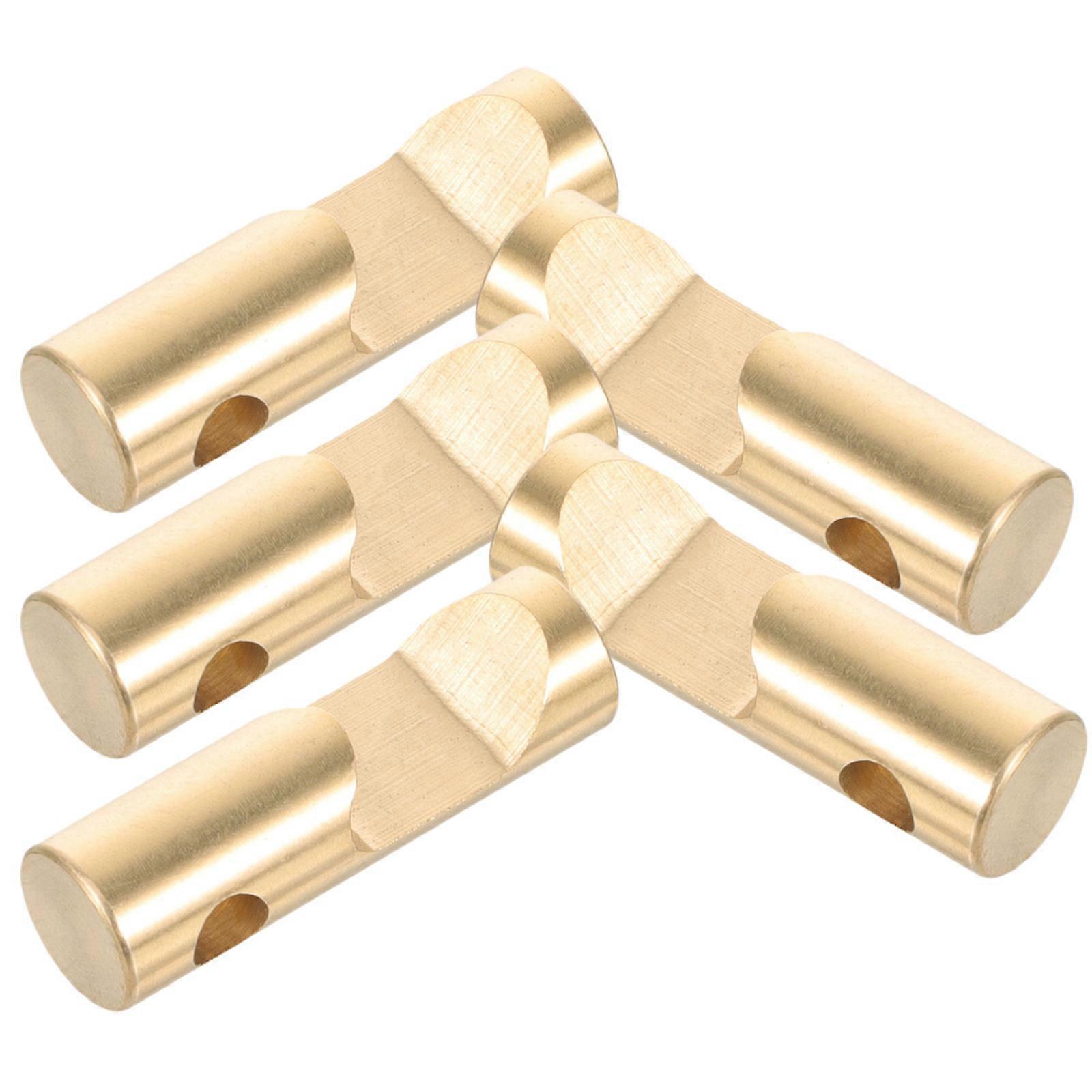 Decorative Opener Mini Keychains for Home Use 5Pcs Brass