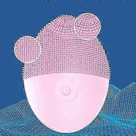 Silicone facial cleansing brush
