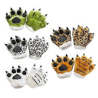 Cartoon Animal Palm Glove Toy, Plush PU PP Cotton, Creative Funny, Promote Cognitive Abilities, For Kids Playing and Cosplay, 1 Piece