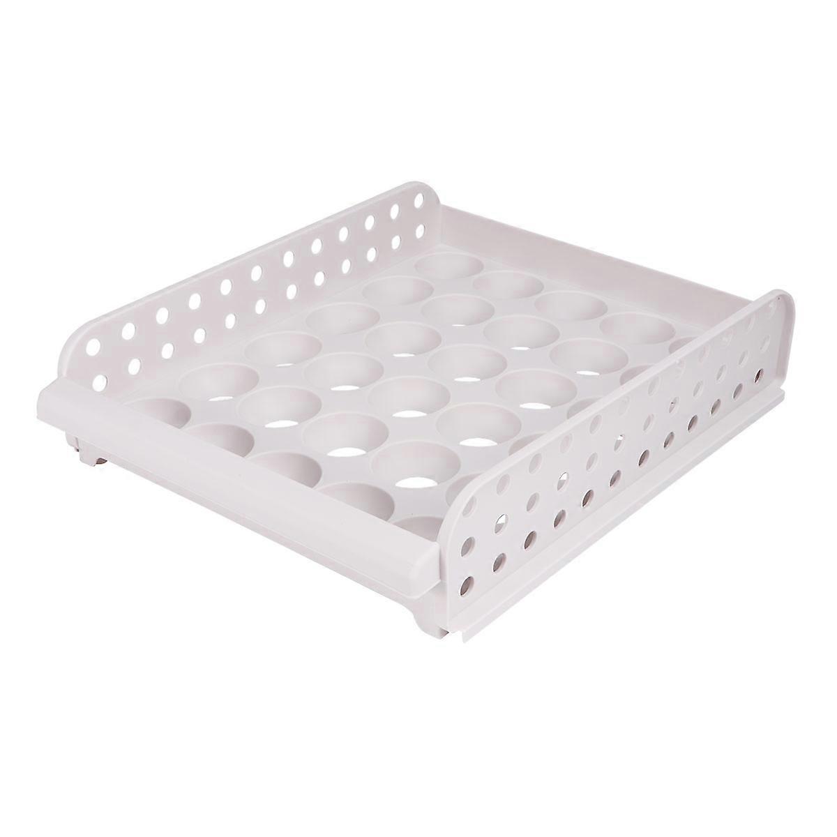 Egg Tray Stackable Egg Storage Box for Kitchen with 30 Grids