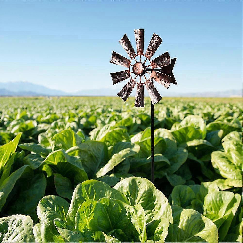 Large Rotatable Outdoor Windmill Set