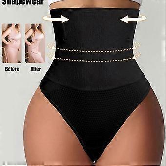 High Waist Seamless Women Tummy Control Thong Shapewear Underwear