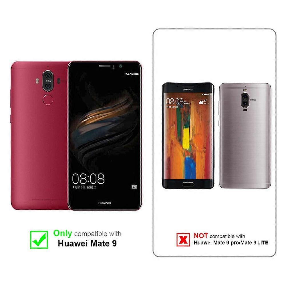 Case compatible with Huawei MATE 9 - protective case in jeans look and stand function
