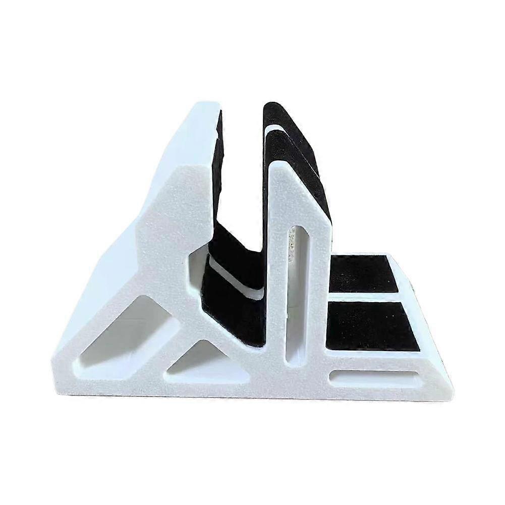 Vertical Laptop Stand Pair Desk Space Saving Anti Scratch Lining Elevated