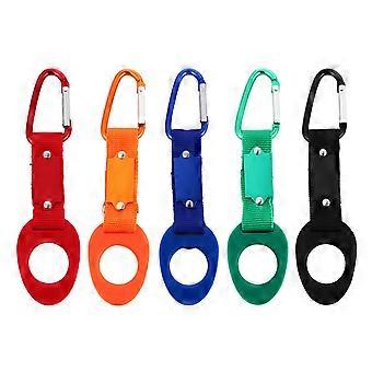 Outdoor Water Bottle Buckle for Carrying 5Pcs Silicone Durable Assorted Color