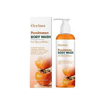 OceAura Persimmon Shower Gel for body and skin, gentle cleansing, refreshing, moisturizing, skin care, cleansing and showering