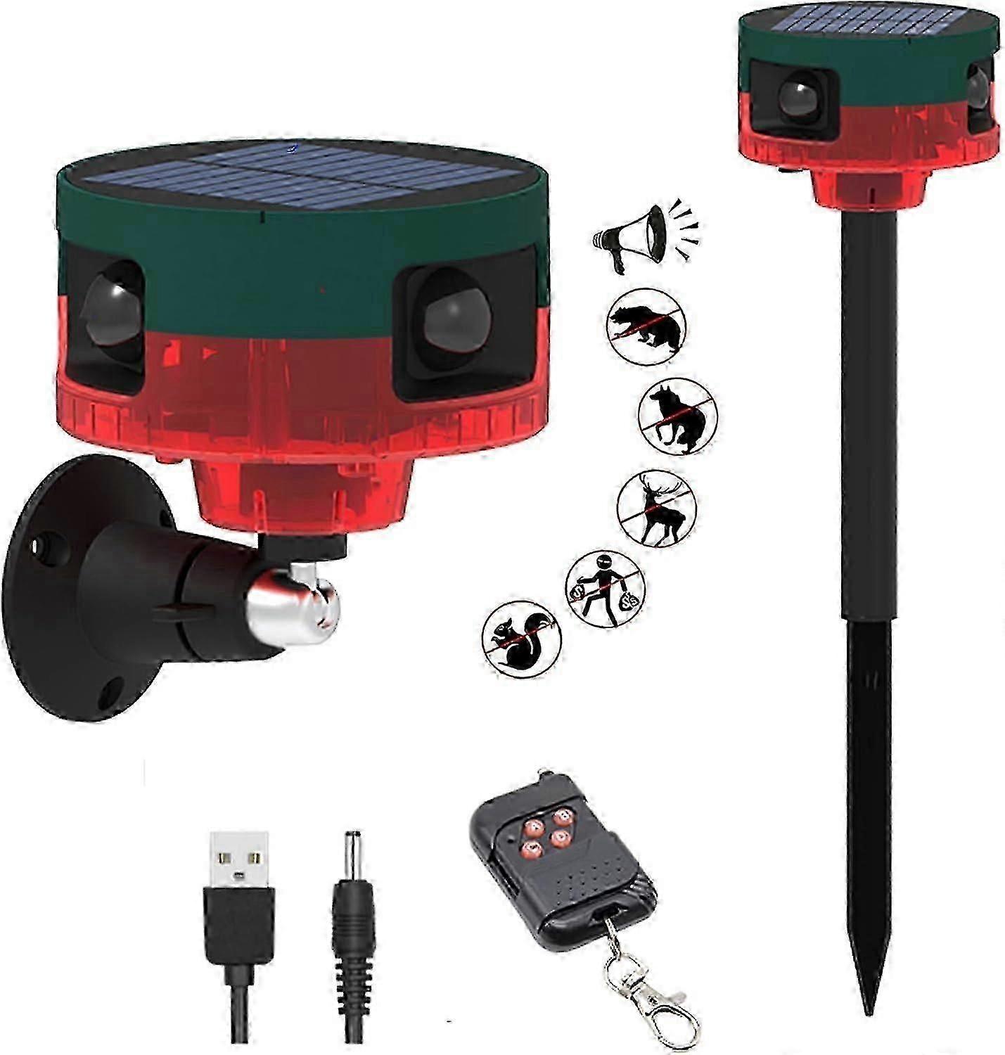 130dB Solar Alarm With Recording Strobe