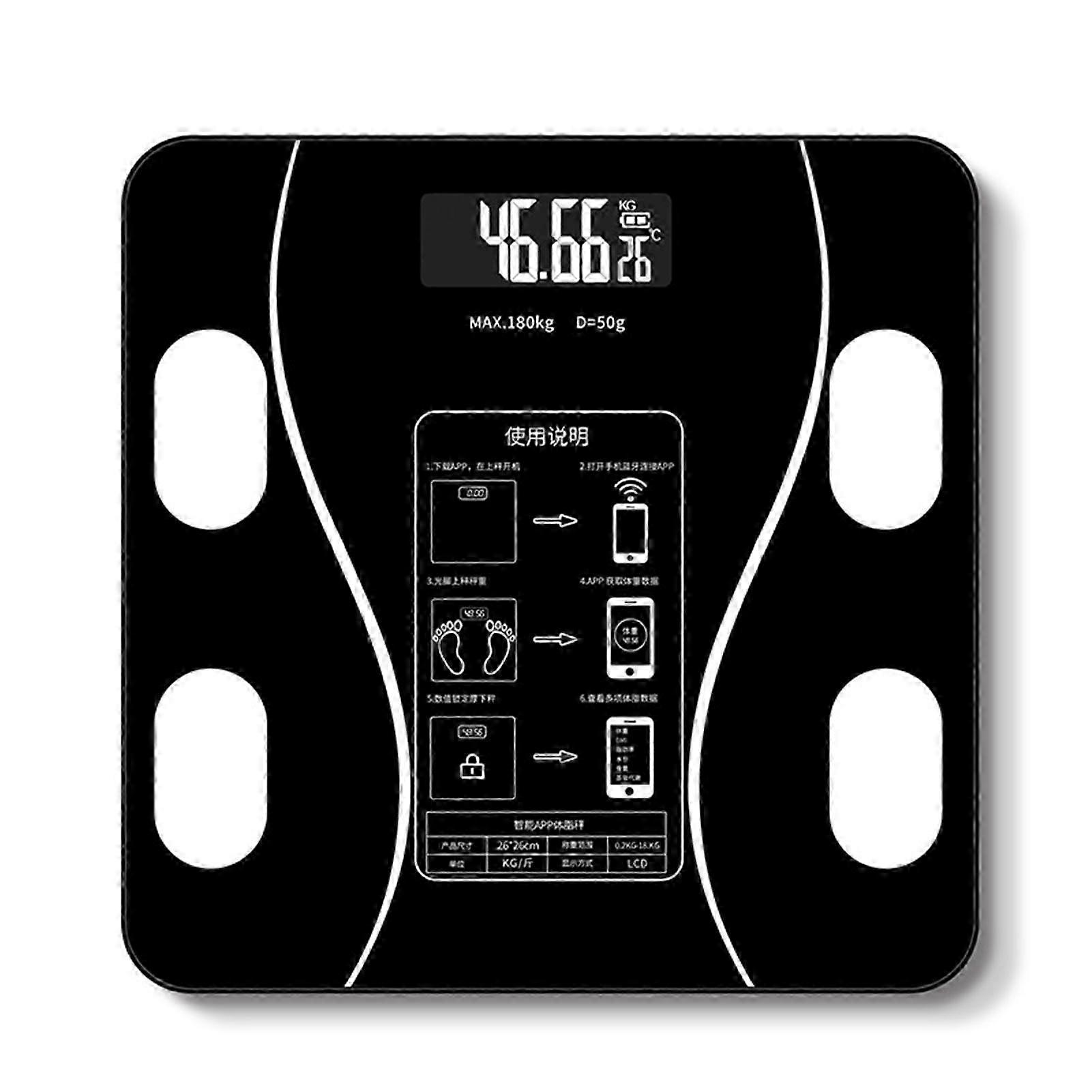 Tempered Glass Smart Body Scale