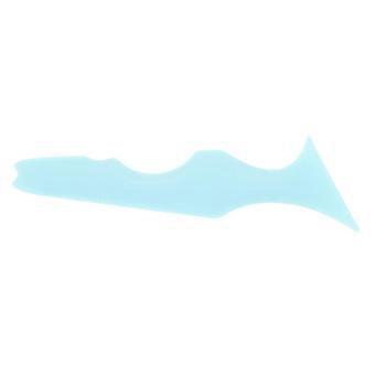 Eyeliner Stencil Silicone Makeup Tool for Precise Symmetrical Eye Makeup, Reusable Blue Aid